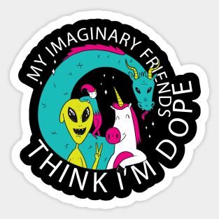 Imaginary Friends Sticker